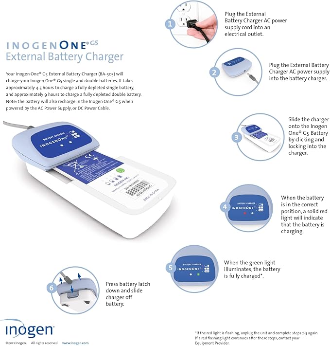 Inogen G5 External Battery Charger